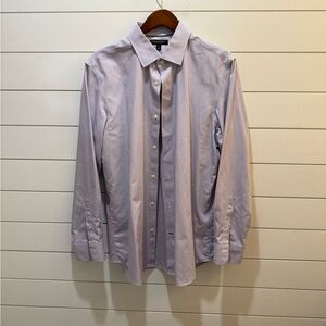 Banana Republic Men's Blue Check Dress Shirt